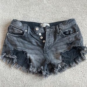 Free people Jean shorts